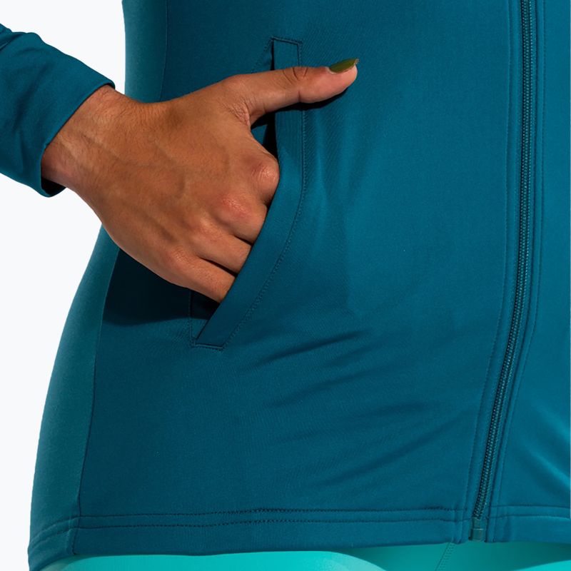 Dámska tenisová mikina Joma Sculpture II Zip-Up Hoodie green 5