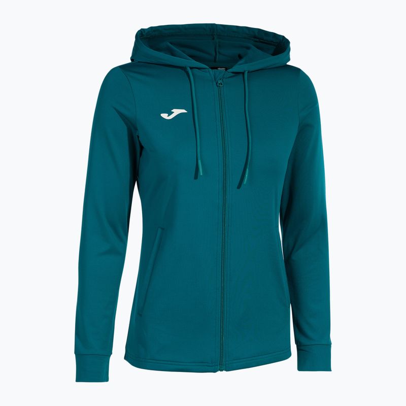 Dámska tenisová mikina Joma Sculpture II Zip-Up Hoodie green 9
