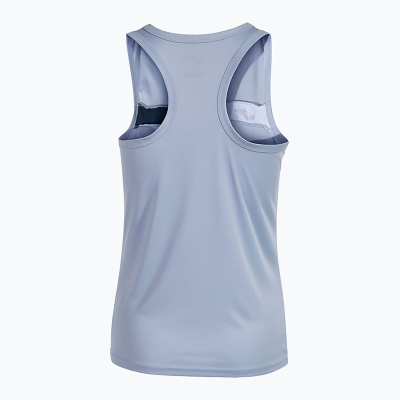 Dámske tenisové tielko Joma Court Sleeveless sky blue/navy 2