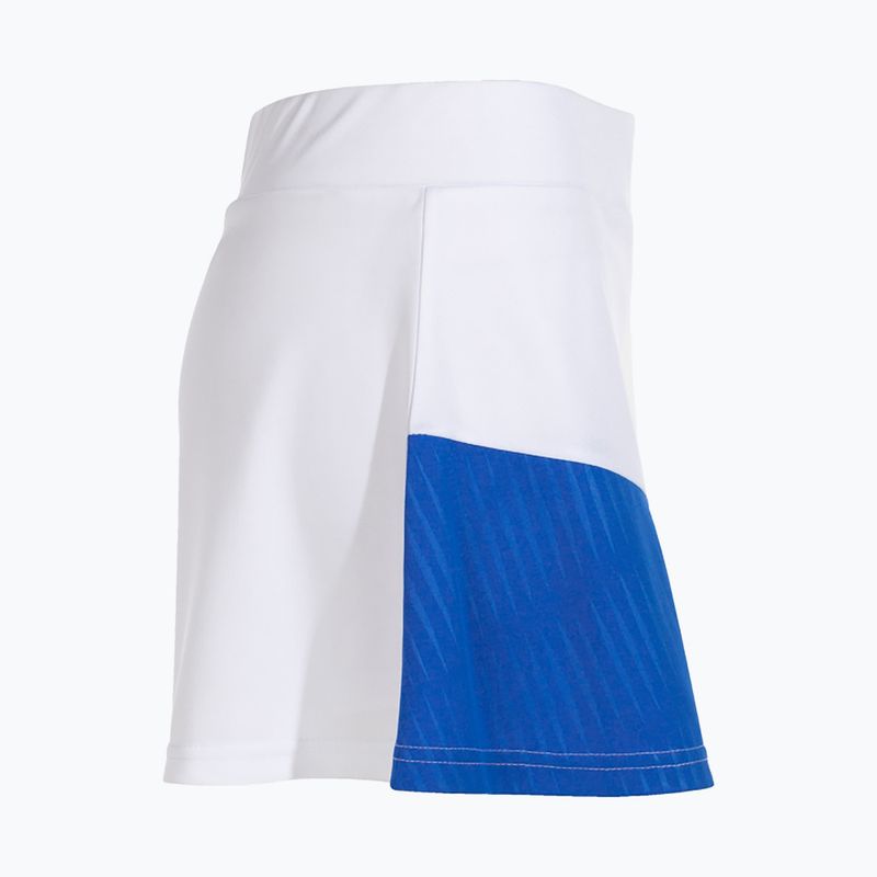 Tenisová sukňa Joma Montreal white/royal blue 4