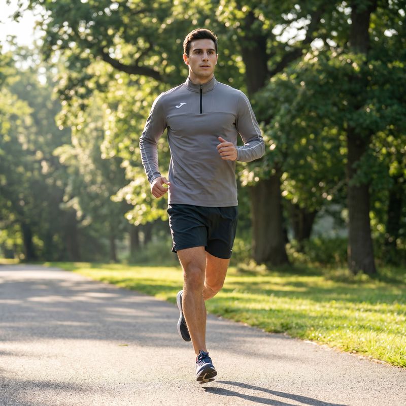 Pánska bežecká mikina Joma R-Trail Nature sivá 103172.276 11