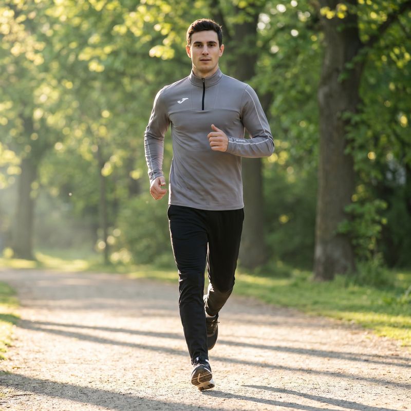 Pánska bežecká mikina Joma R-Trail Nature sivá 103172.276 13