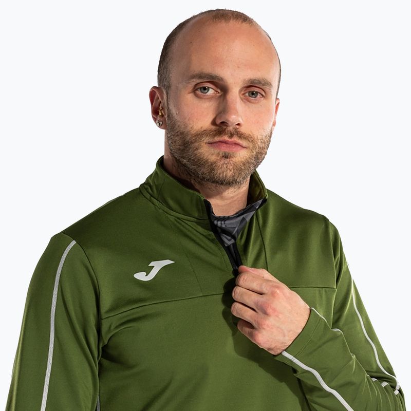 Pánska bežecká mikina Joma R-Trail Nature khaki 4