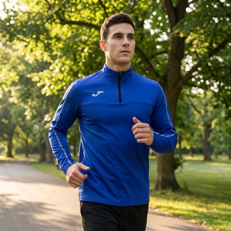 Pánska bežecká mikina Joma R-Trail Nature navy blue 103172 10