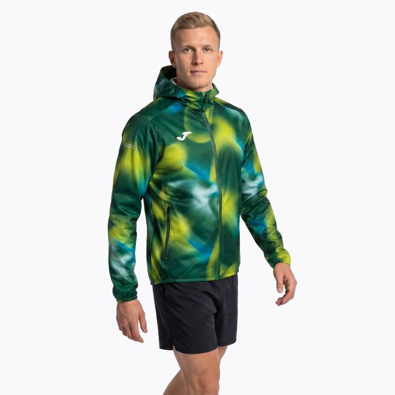 Pánska bežecká bunda Joma R-Trail Nature Raincoat zelená 103218 2