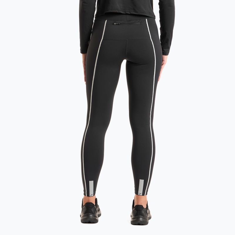 Pánske bežecké legíny Joma R-Night Long Tights black 103176 2