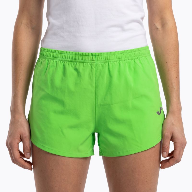 Joma Olimpia fluor zelené bežecké šortky 4