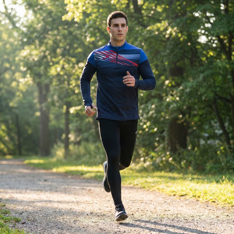 Pánska bežecká mikina Joma Elite X navy blue 901810.337 11