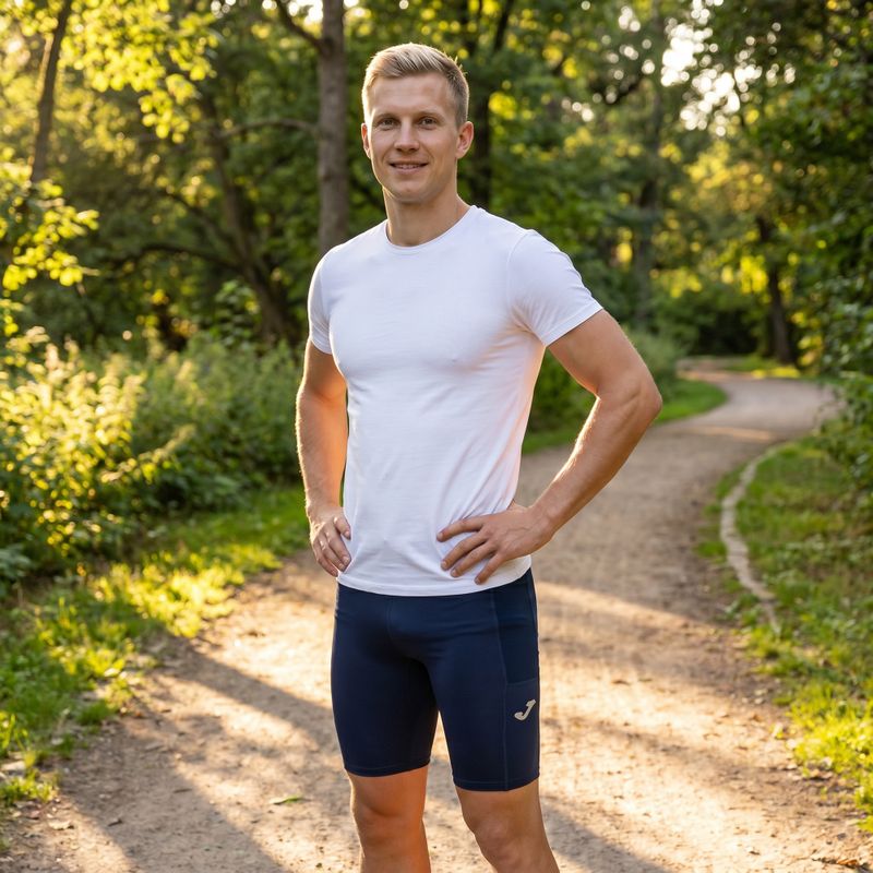 Pánske bežecké šortky Joma Elite X Short Tights navy blue 700038.300 13