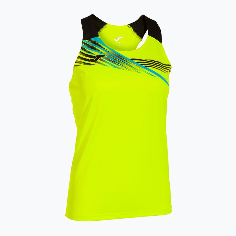 Dámske bežecké tielko Joma Elite X fluor žltá/čierna