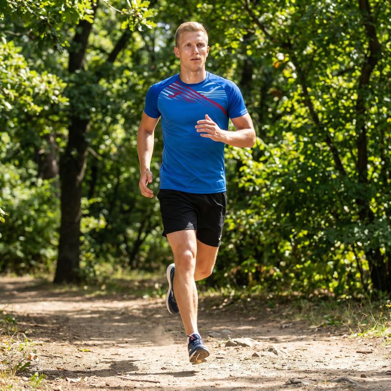 Pánske bežecké tričko Joma Elite X blue 103101.700 8
