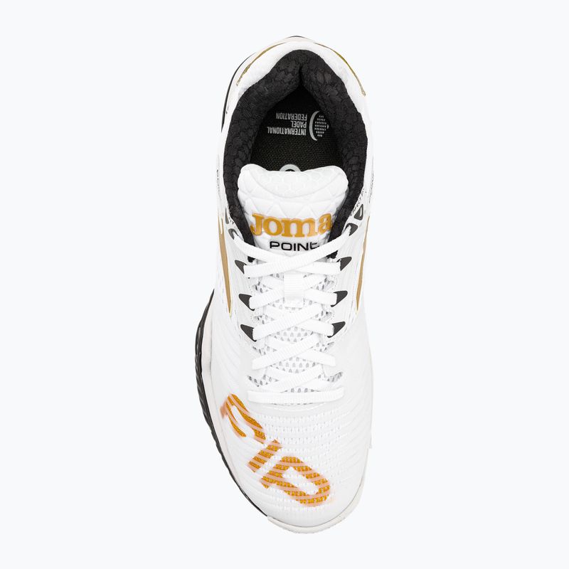 Pánska tenisová obuv Joma Point white/gold 6