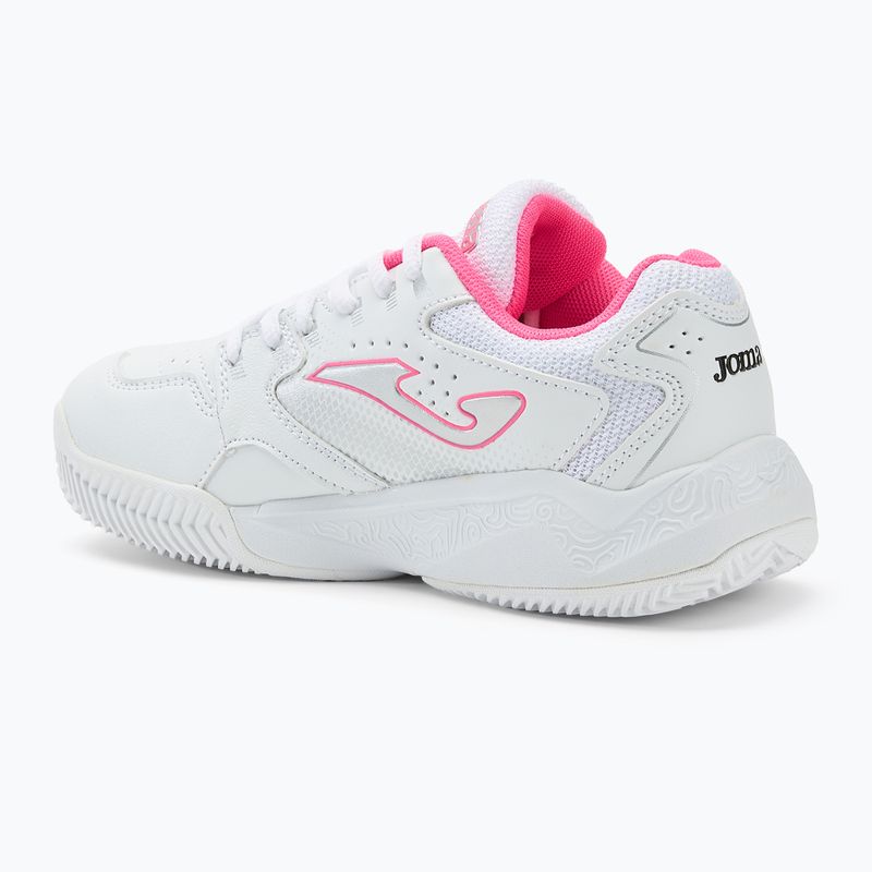 Detská tenisová obuv Joma Master 1000 JR C white/ fuchsia 3