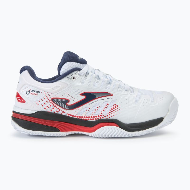 Detská tenisová obuv Joma Slam JR C white/navy blue 2