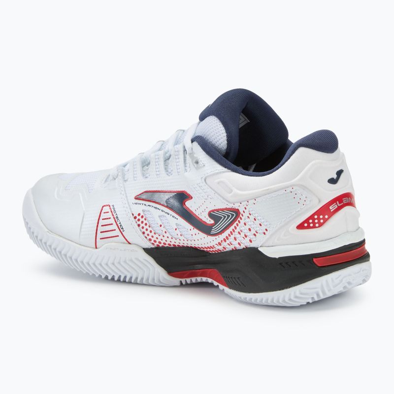 Detská tenisová obuv Joma Slam JR C white/navy blue 3