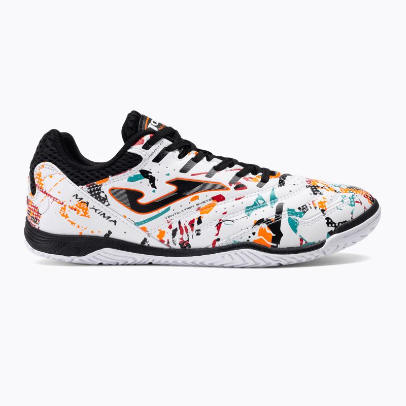 Pánske kopačky Joma Maxima IN white/orange/red 2
