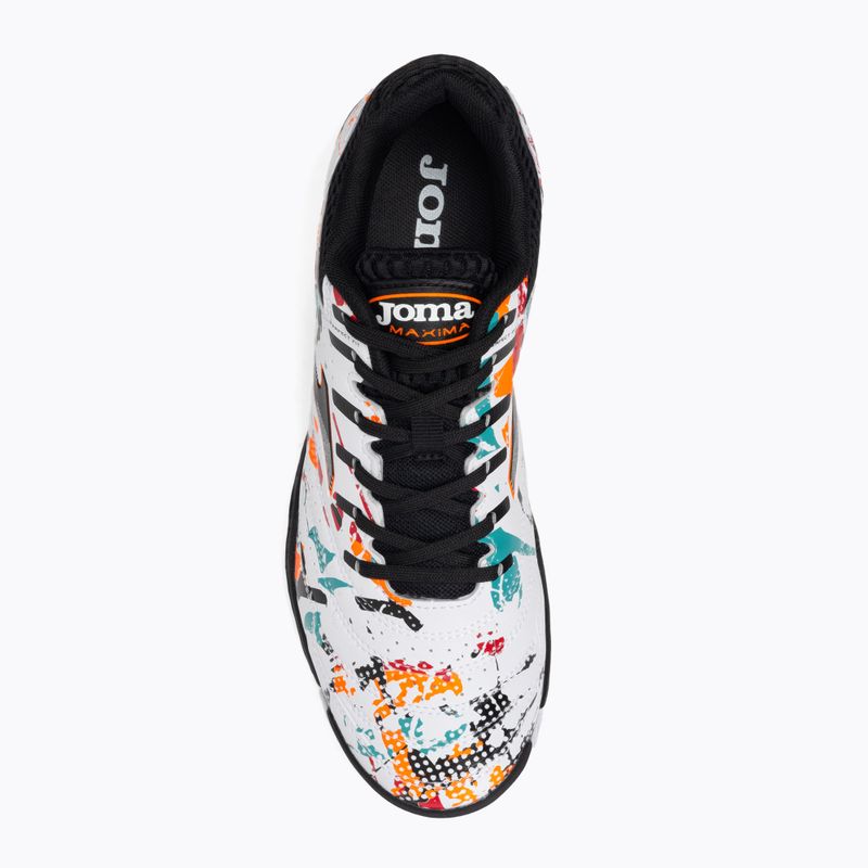 Pánske kopačky Joma Maxima IN white/orange/red 7