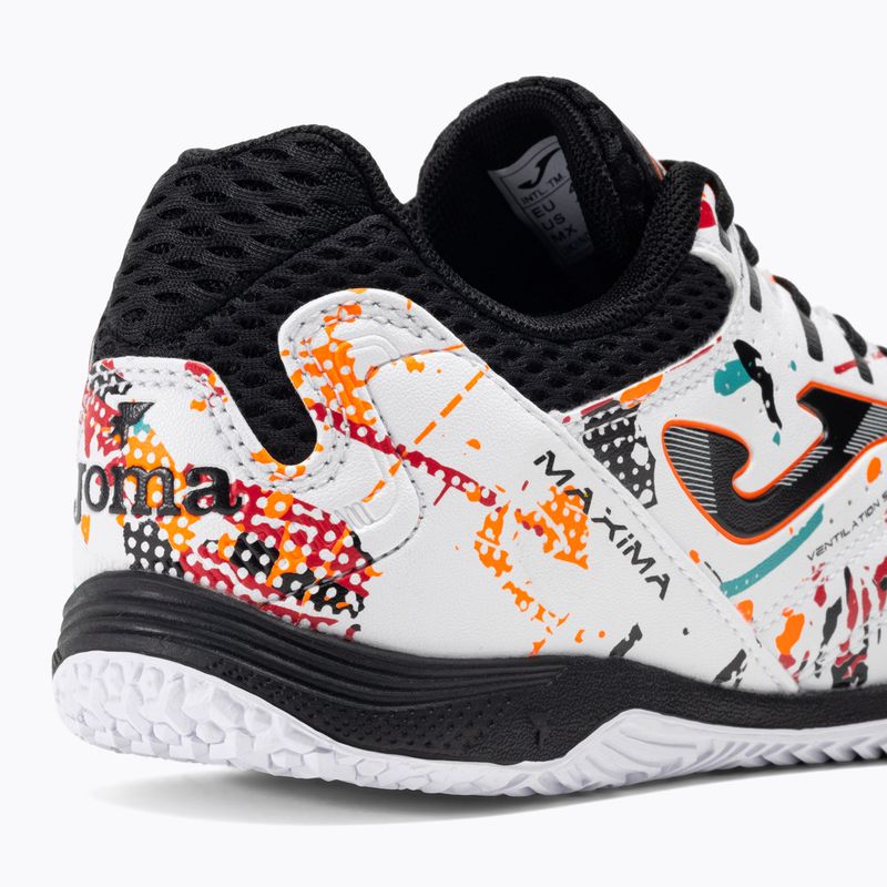 Pánske kopačky Joma Maxima IN white/orange/red 10