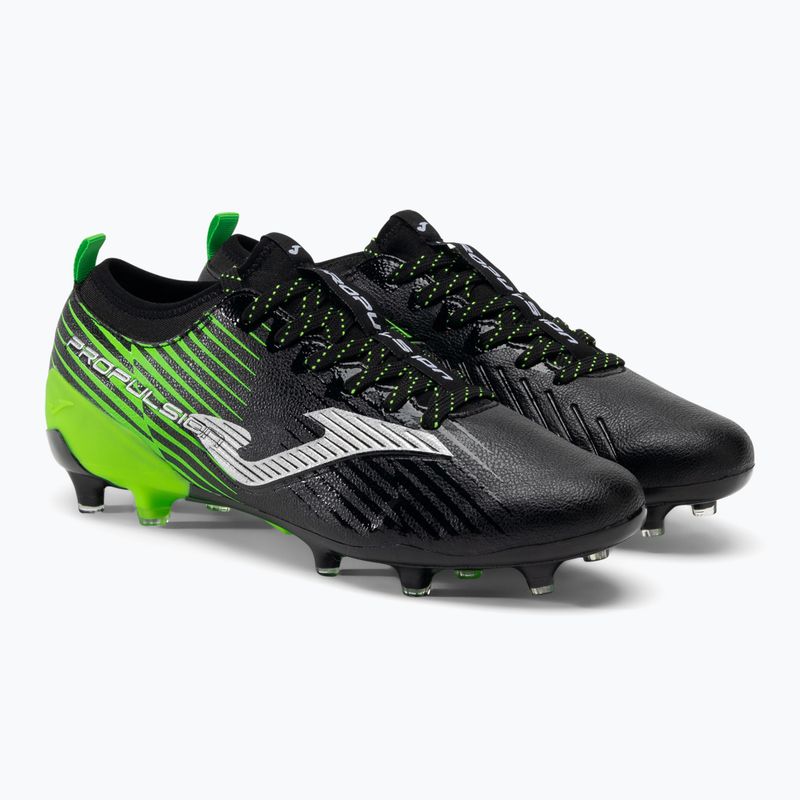 Joma Propulsion Cup FG black/green fluor pánske kopačky 4