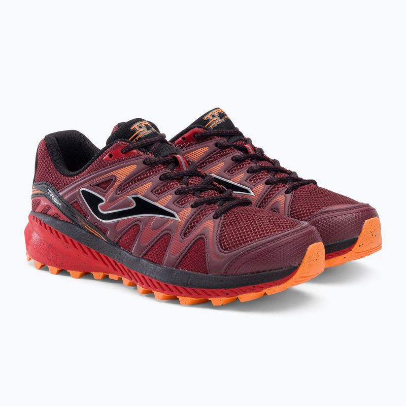 Joma Trek 2306 burgundy pánska bežecká obuv 4