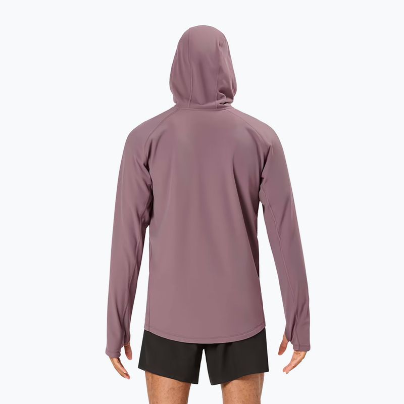Pánska bežecká bunda NNormal Active Warm albergini/purple 3
