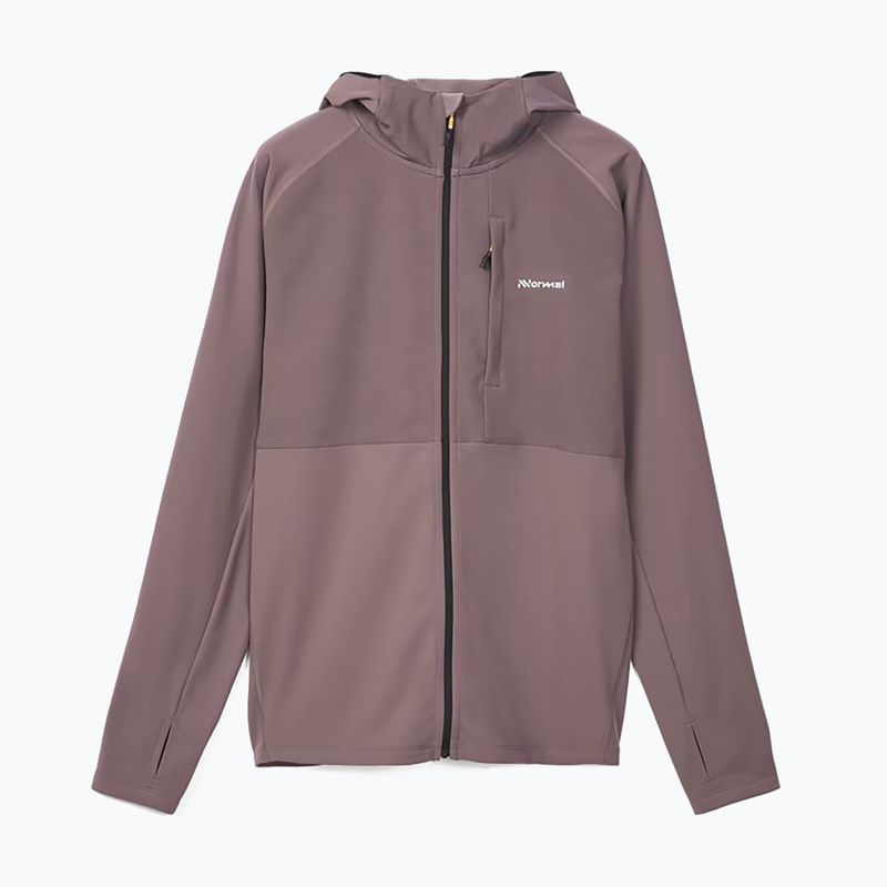 Pánska bežecká bunda NNormal Active Warm albergini/purple 4
