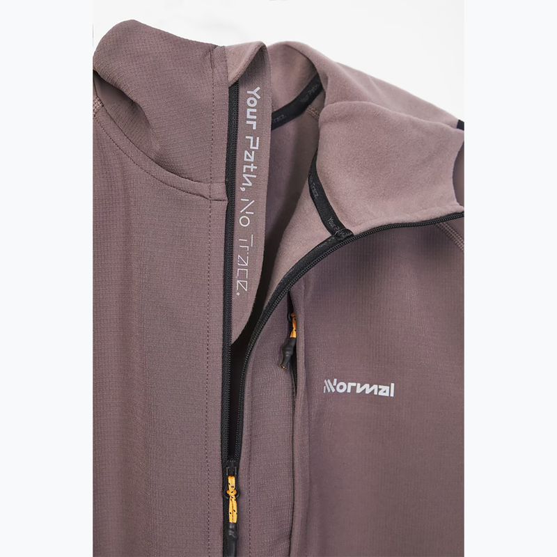 Pánska bežecká bunda NNormal Active Warm albergini/purple 5