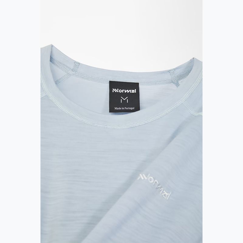 Pánske bežecké tričko s dlhým rukávom NNormal Merino blue 6