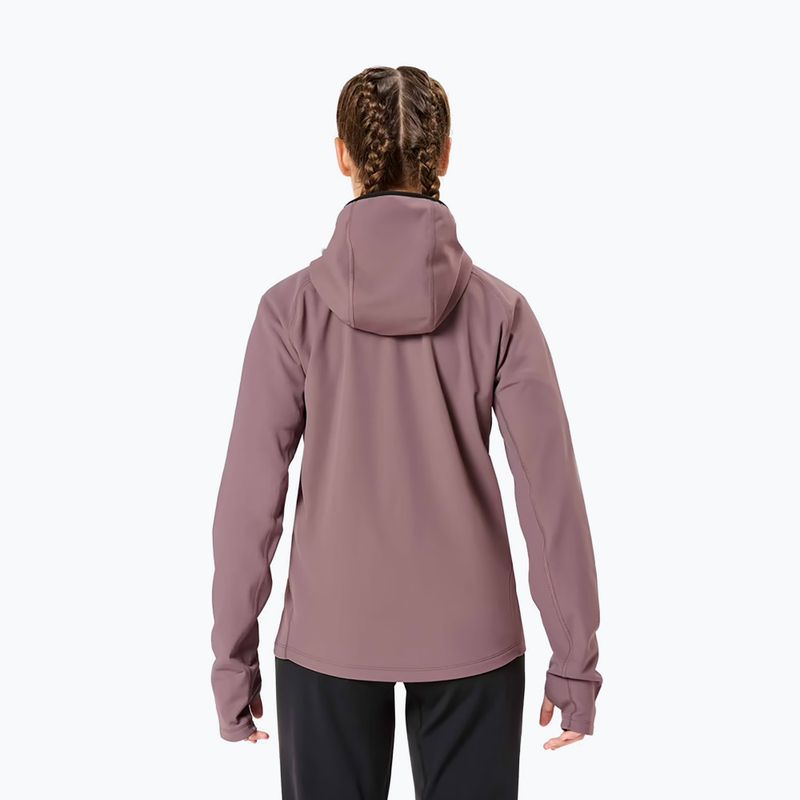 Dámska bežecká bunda NNormal Active Warm albergini/purple 3