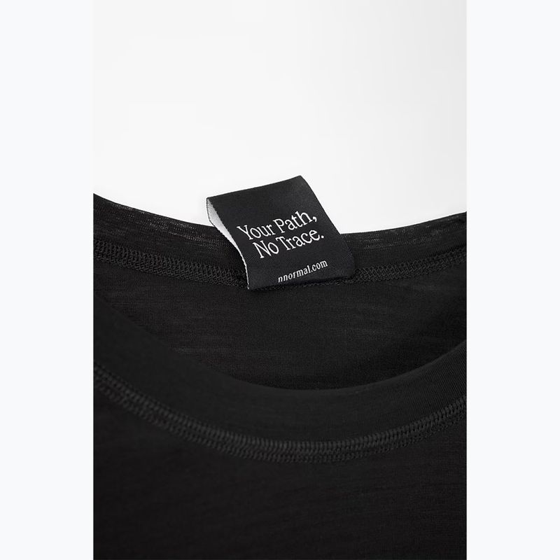 Dámske bežecké tričko s dlhým rukávom NNormal Merino black 6