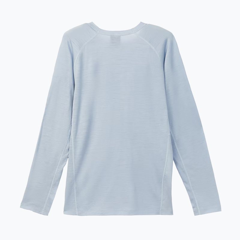 Dámske bežecké tričko s dlhým rukávom NNormal Merino blue 6