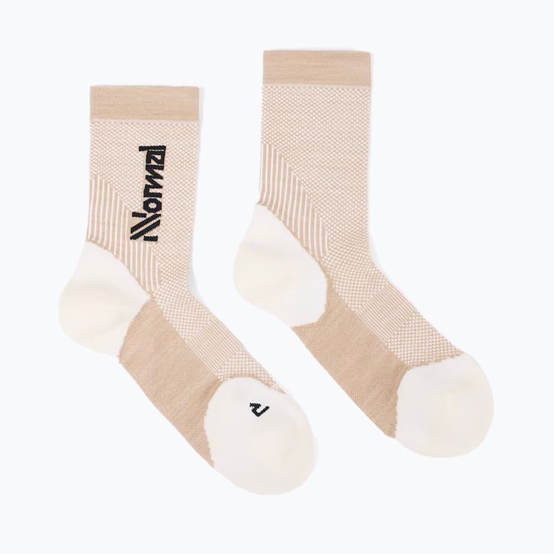 Bežecké ponožky NNormal Merino béžové