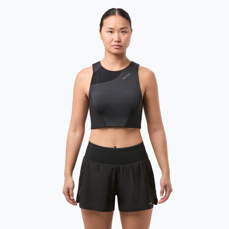 Dámske bežecké tielko NNormal Trail Cropped Top black 2