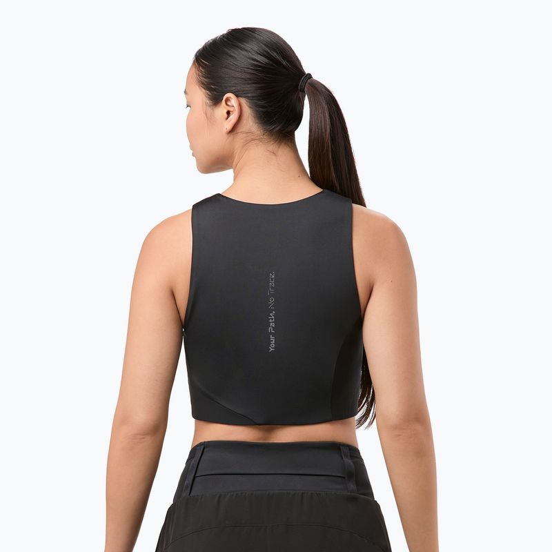 Dámske bežecké tielko NNormal Trail Cropped Top black 3