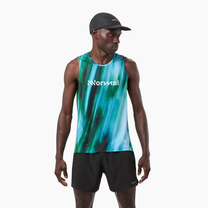 Pánske bežecké tielko NNormal Race Tank multicolor