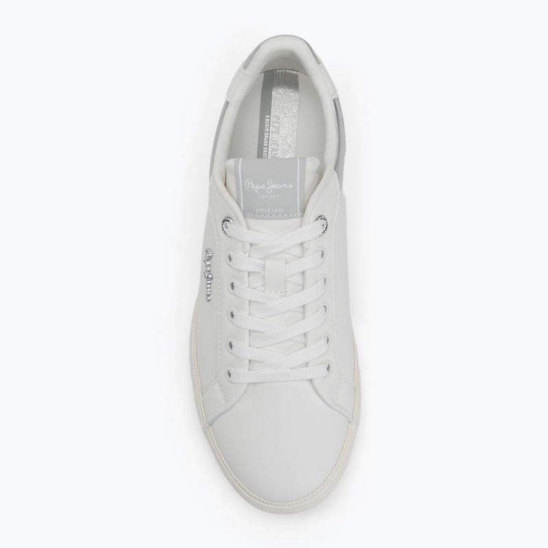 Dámske topánky Pepe Jeans Kenton Court silver 5