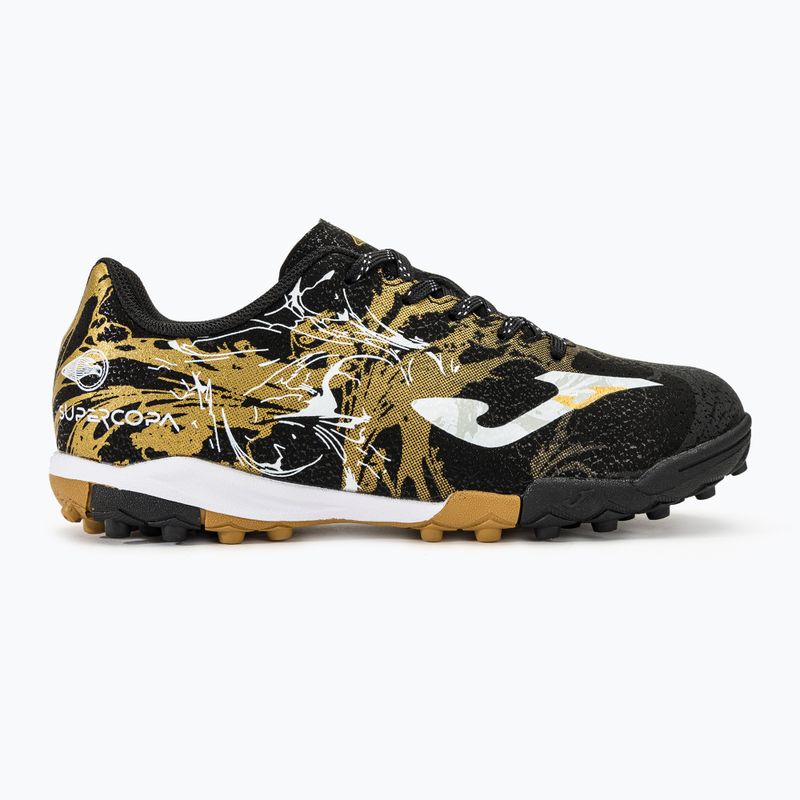 Detské kopačky Joma Super Copa Jr TF black/gold 2