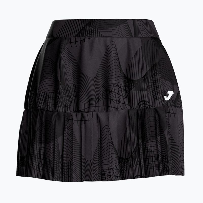 Tenisová sukňa Joma Challenge black/grey