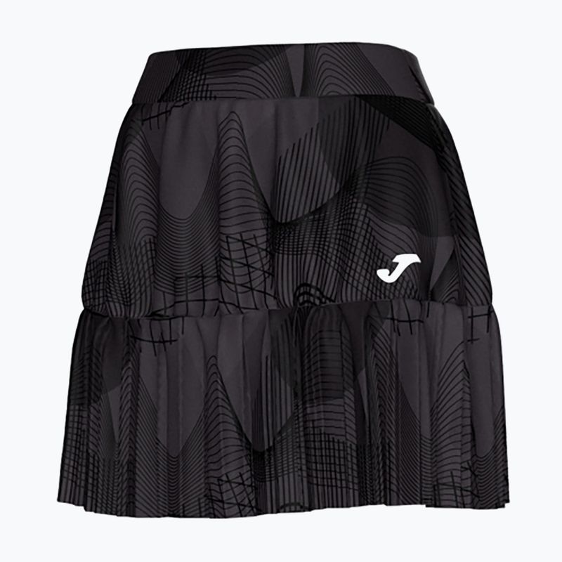 Tenisová sukňa Joma Challenge black/grey 3