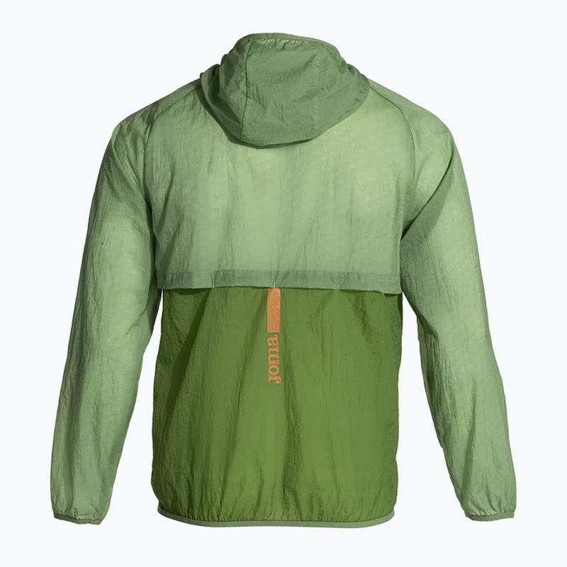 Pánska bežecká bunda Joma R-Trail Nature Raincoat zelená 103498 2