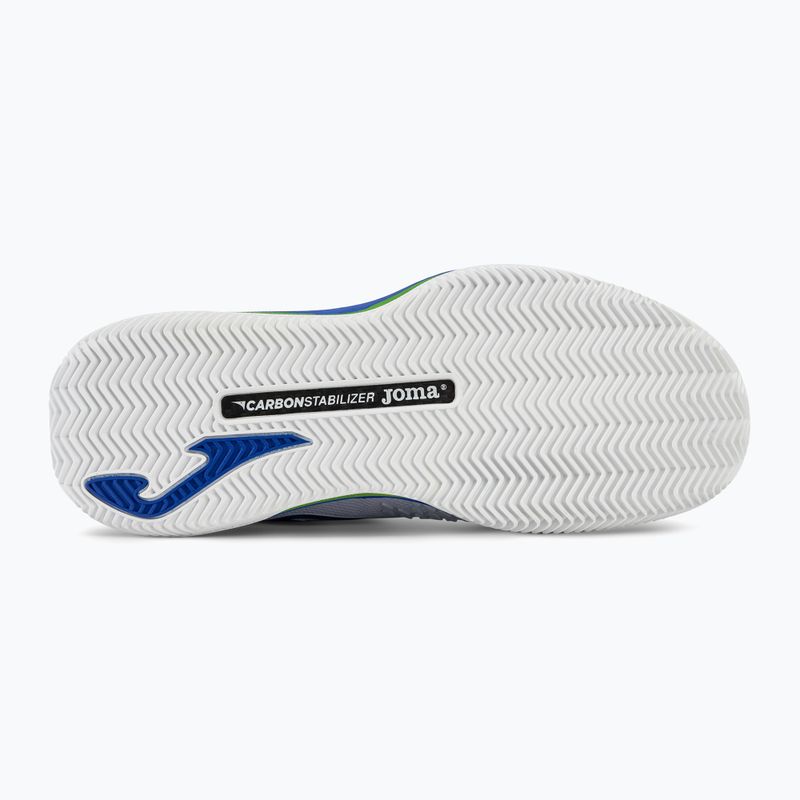 Joma Ace Padel pánske topánky na padel white/blue 4