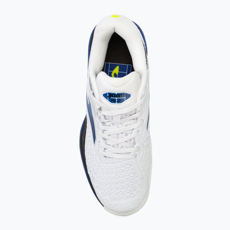 Joma Ace Padel pánske topánky na padel white/blue 5