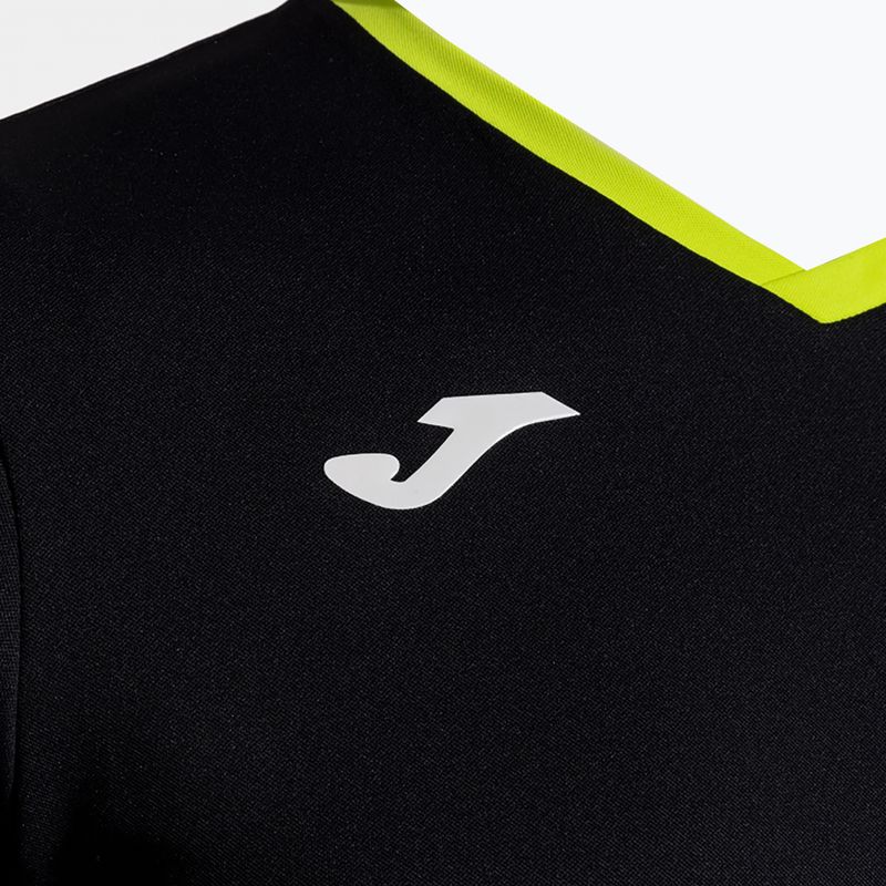 Pánske tenisové tričko Joma Court black/green 4