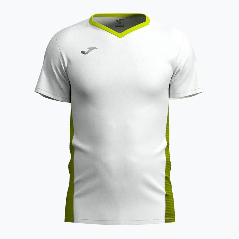 Pánske tenisové tričko Joma Court white/green