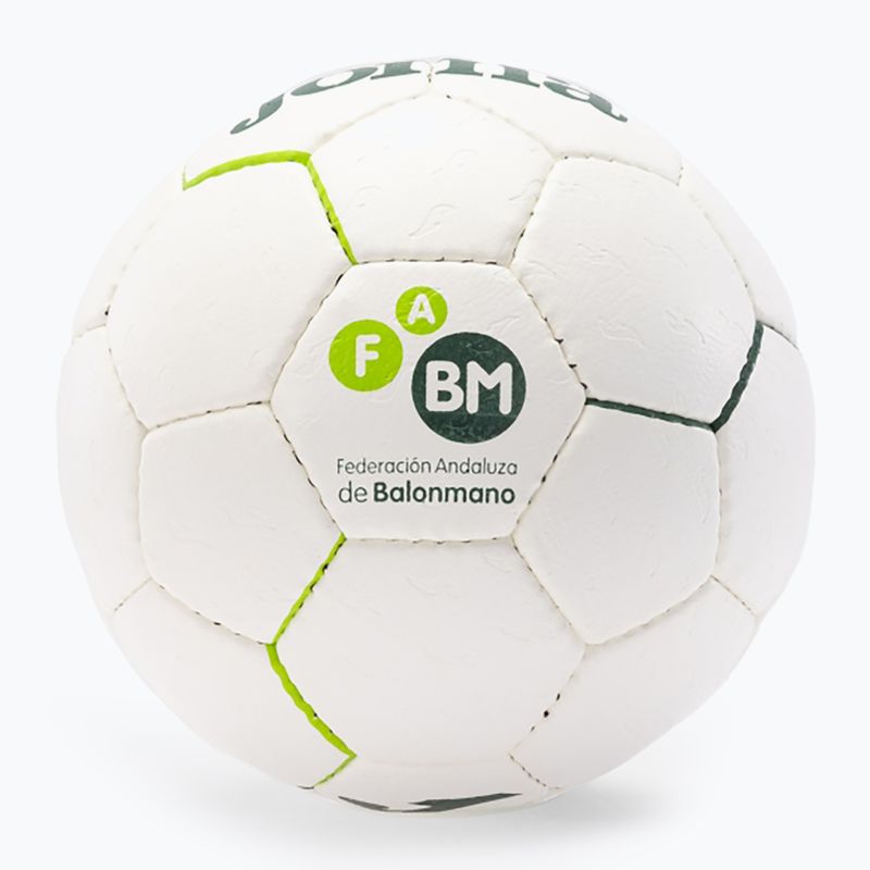 Joma Fed Balonmano Andaluza futbalová lopta biela/zelená 3