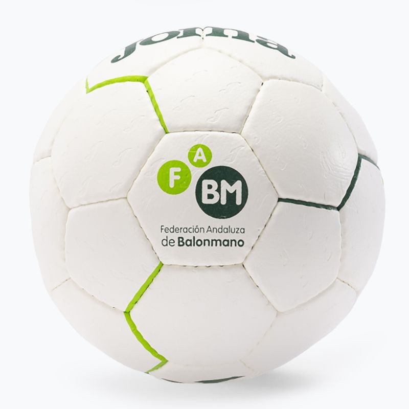 Joma Fed Balonmano Andaluza futbalová lopta biela/zelená 3