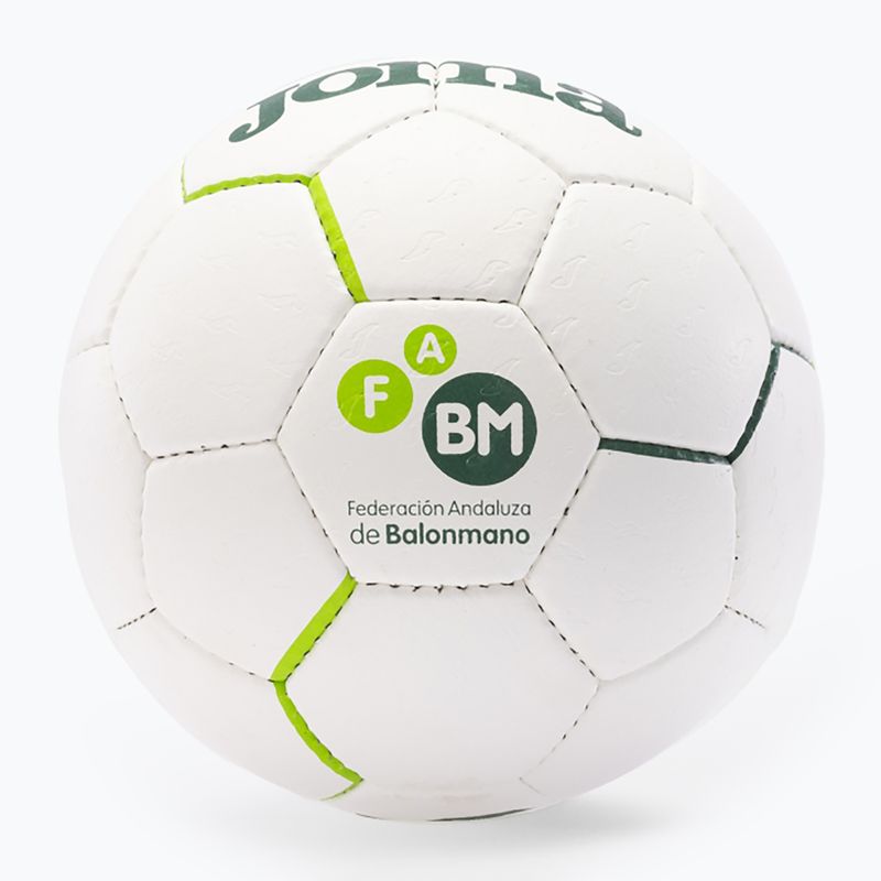 Joma Fed Balonmano Andaluza futbalová lopta biela/zelená 3
