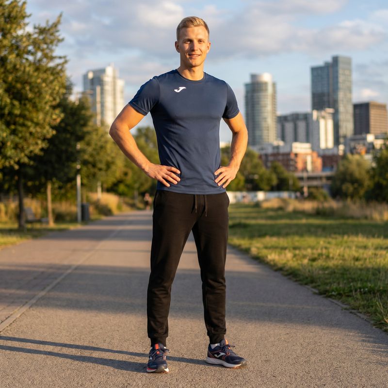 Pánske bežecké tričko Joma Record II navy 2