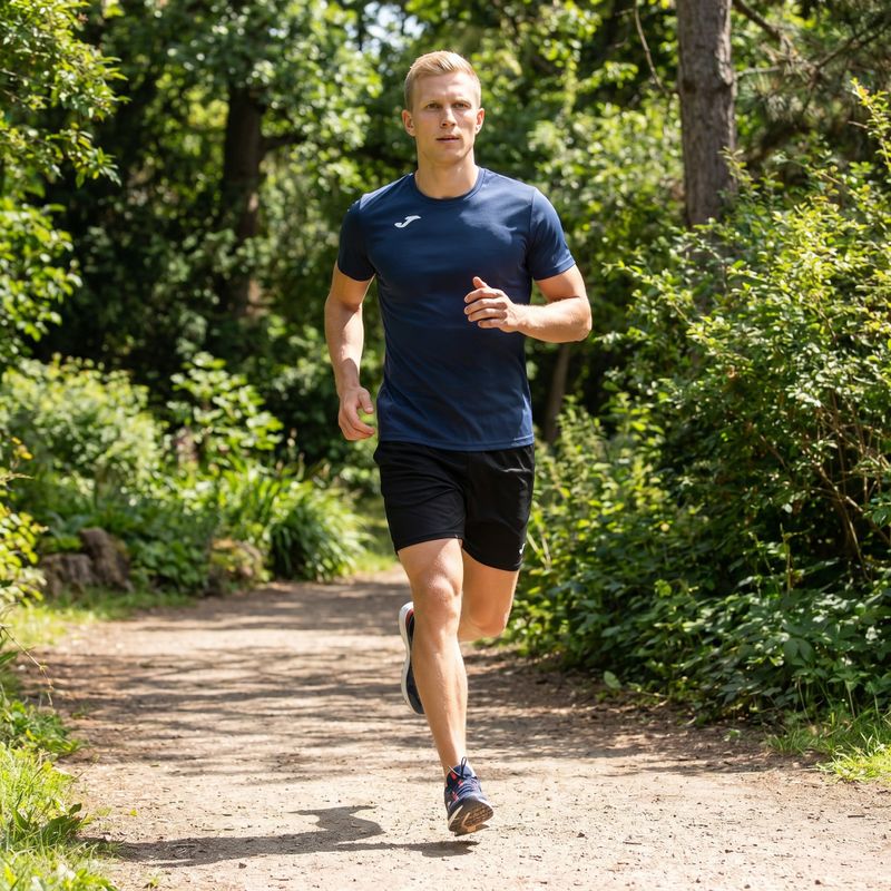 Pánske bežecké tričko Joma Record II navy 3