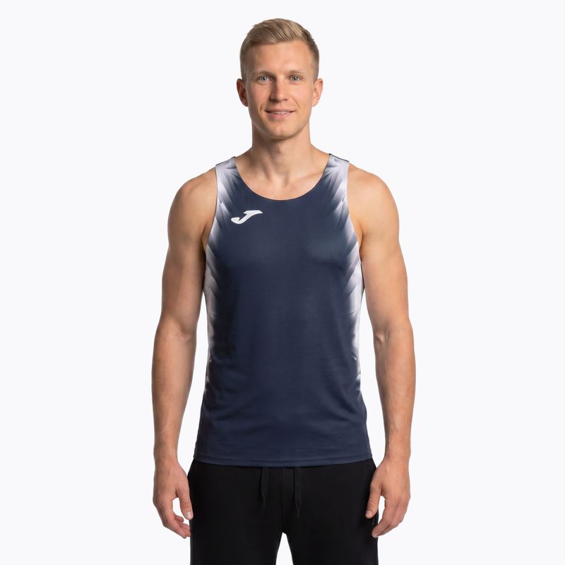 Pánske bežecké tričko Joma Elite XI navy/white